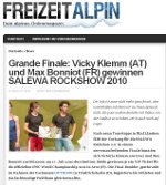 Salewa Rockshow Finale auf FreizeitAlpin.de